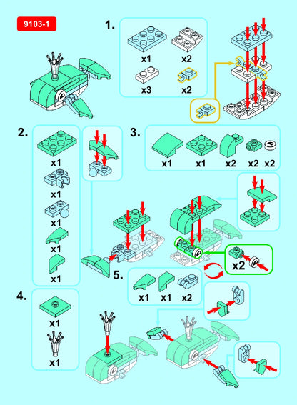 Whale Building Block (1Pc)