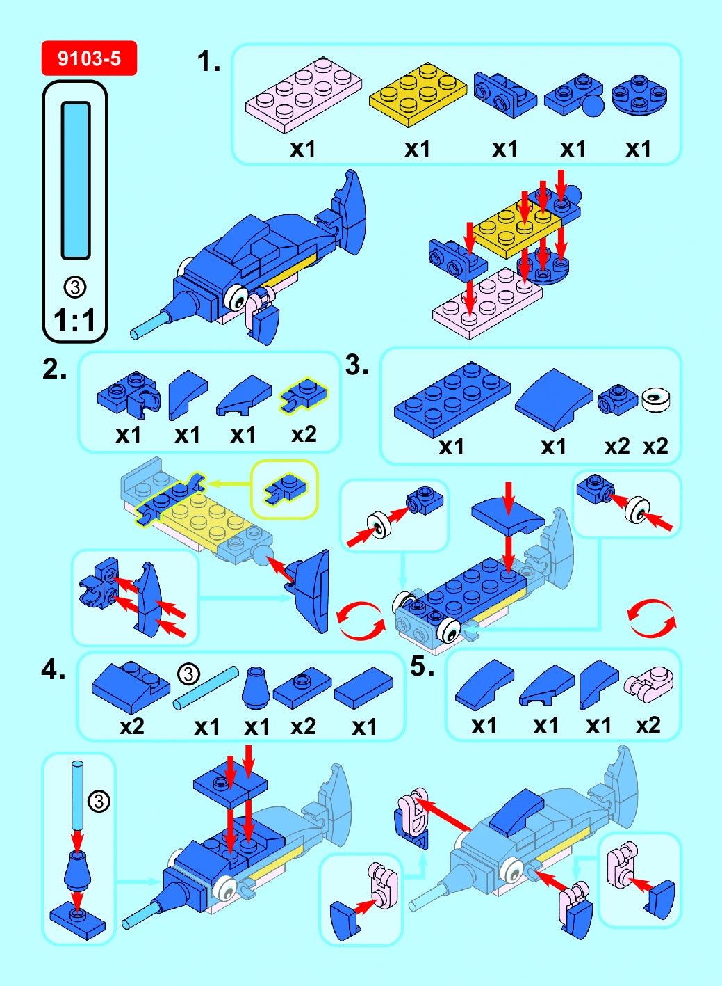 Swordfish Building Block (1Pc)