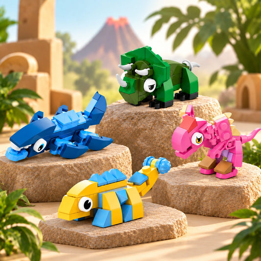 Prehistoric Jurassic Dino Squad ( 4 in 1 set)
