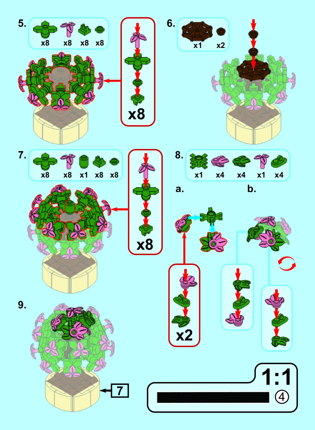 Portulacaria Afra Building Block Toy Plant(1pc)