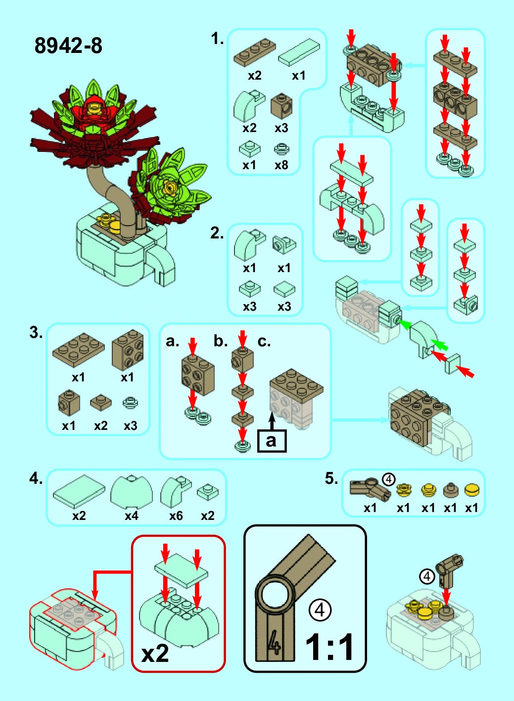 Aeonium Arboreum Plant Building Block (1Pc)