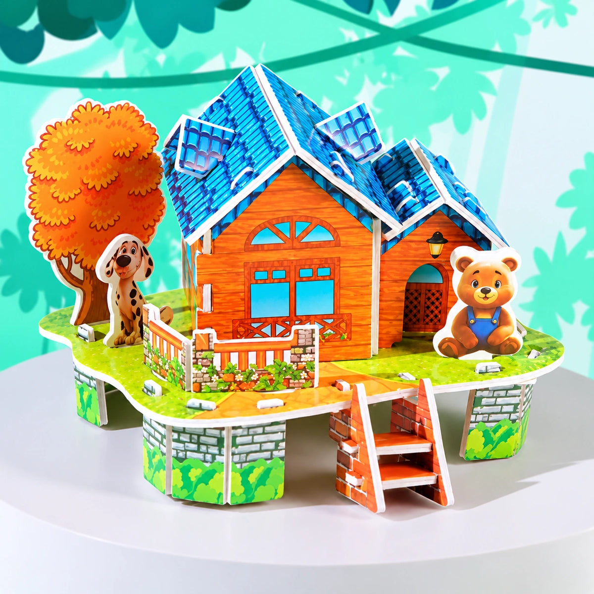 Cozy Forest Cabin 3D puzzle (1Pc)