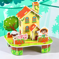 Farm Friends Cottage 3D Puzzle (1 pc)