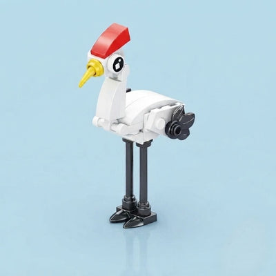 Red-Crowned Crane Building Block (1Pc)