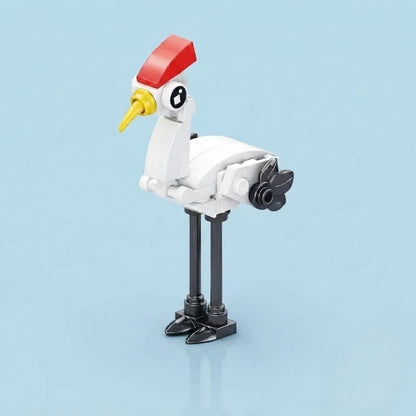 Red-Crowned Crane Building Block (1Pc)