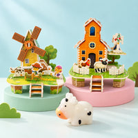 Country Windmill & Farm Homestead (3 in 1 set)