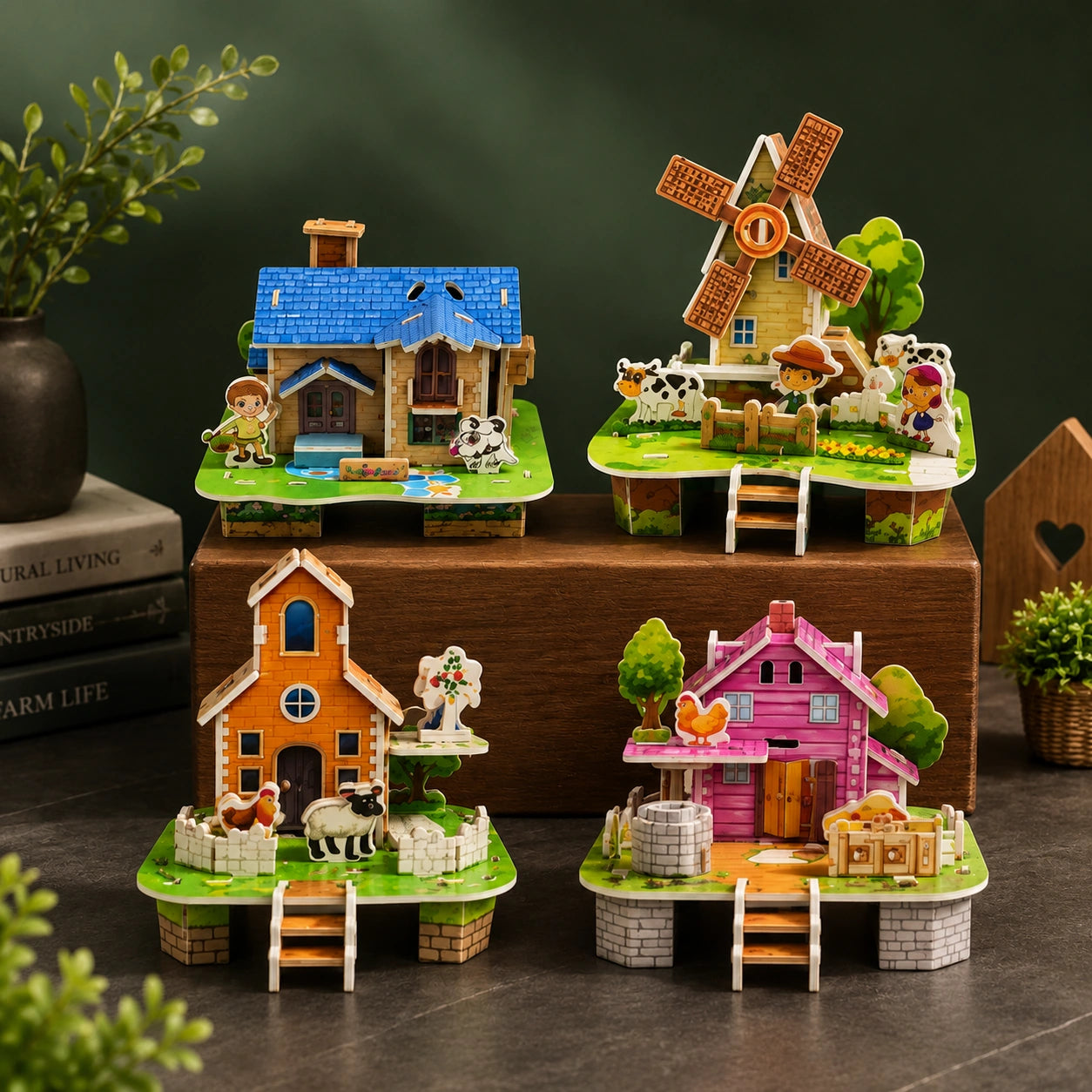 Tiny Countryside Tales Collection (4Pcs in 1 set)