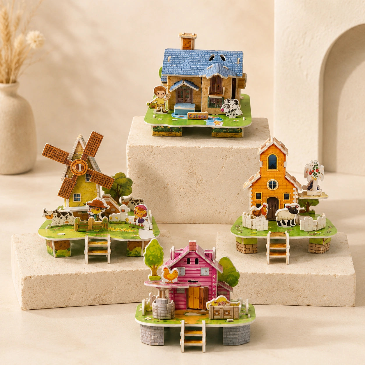 Tiny Countryside Tales Collection (4Pcs in 1 set)