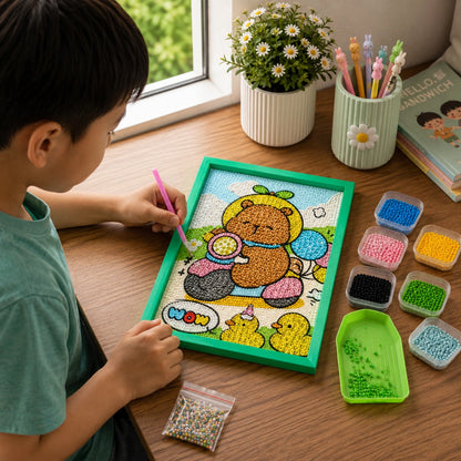 Scooter Joy Bear Diamond Painting Kit (1Pc)