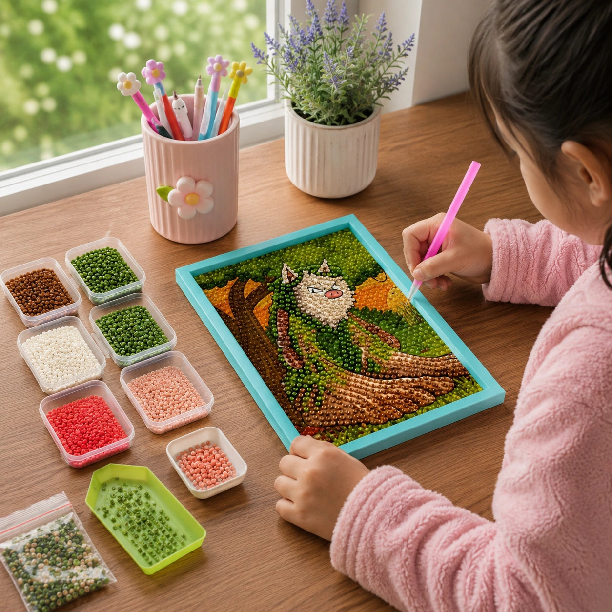 Mystic Jungle Cat Diamond Painting Kit (1Pc)