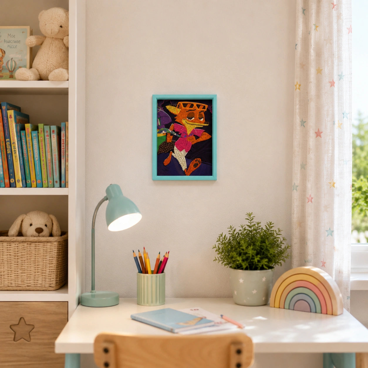 Funky Fox Diamond Painting Kit (1Pc)
