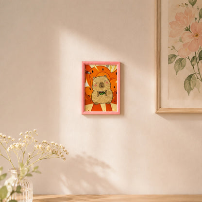 Rocket Snack Bear Bear Diamond Painting Kit (1Pc)