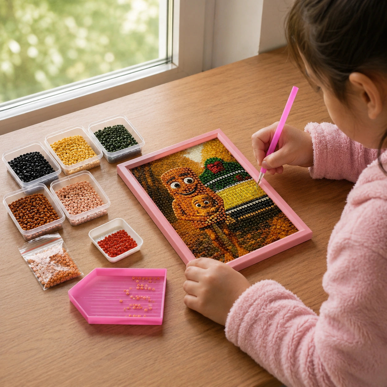 Forest Road Monster Ride Diamond Painting Kit (1Pc)