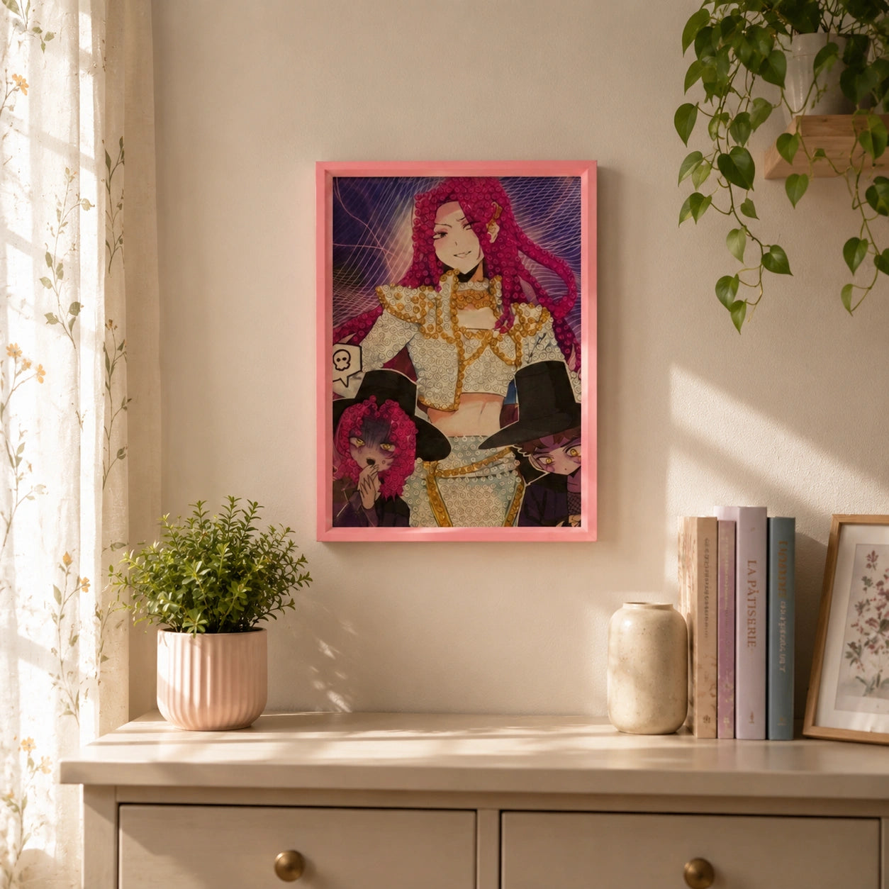 Pink Fantasy Squad Diamond Painting Kit (1Pc)