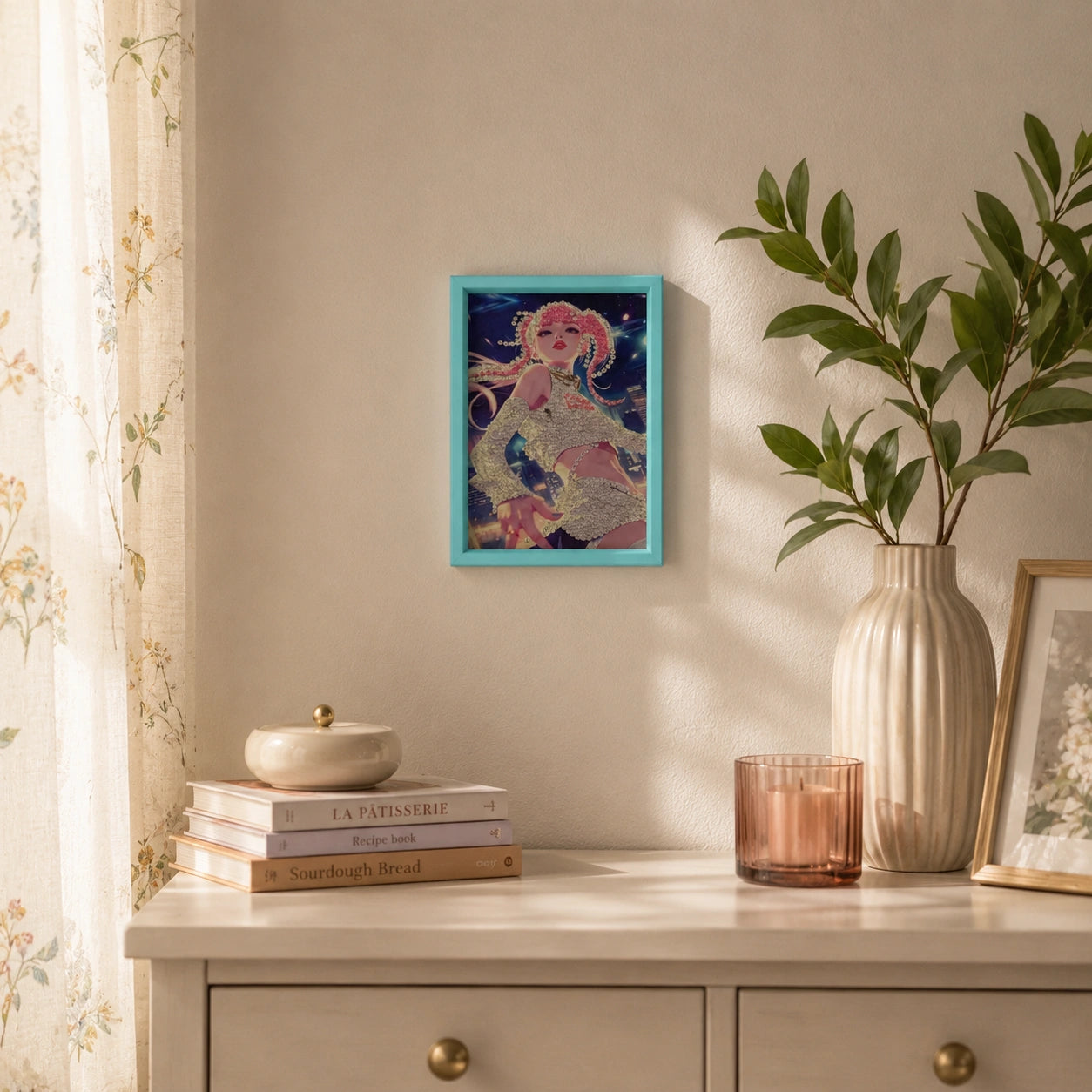 Futuristic Diva Girl Diamond Painting Kit (1Pc)
