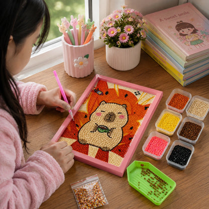 Rocket Snack Bear Bear Diamond Painting Kit (1Pc)