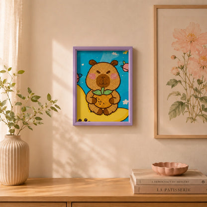 Little Foodie Bear Diamond Painting Kit (1Pc)