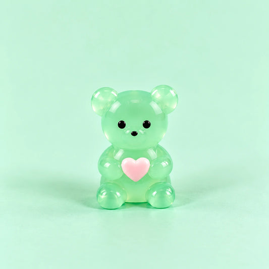 Miniature Glow Heart Teddy Assorted (1pc)