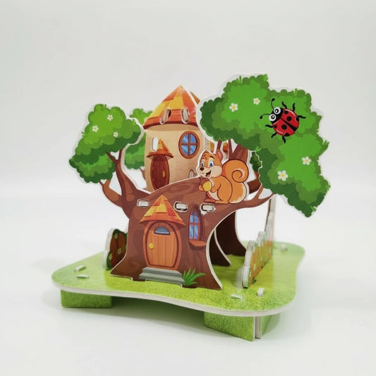 Enchanted Treehouse 3D Puzzle (1Pc)
