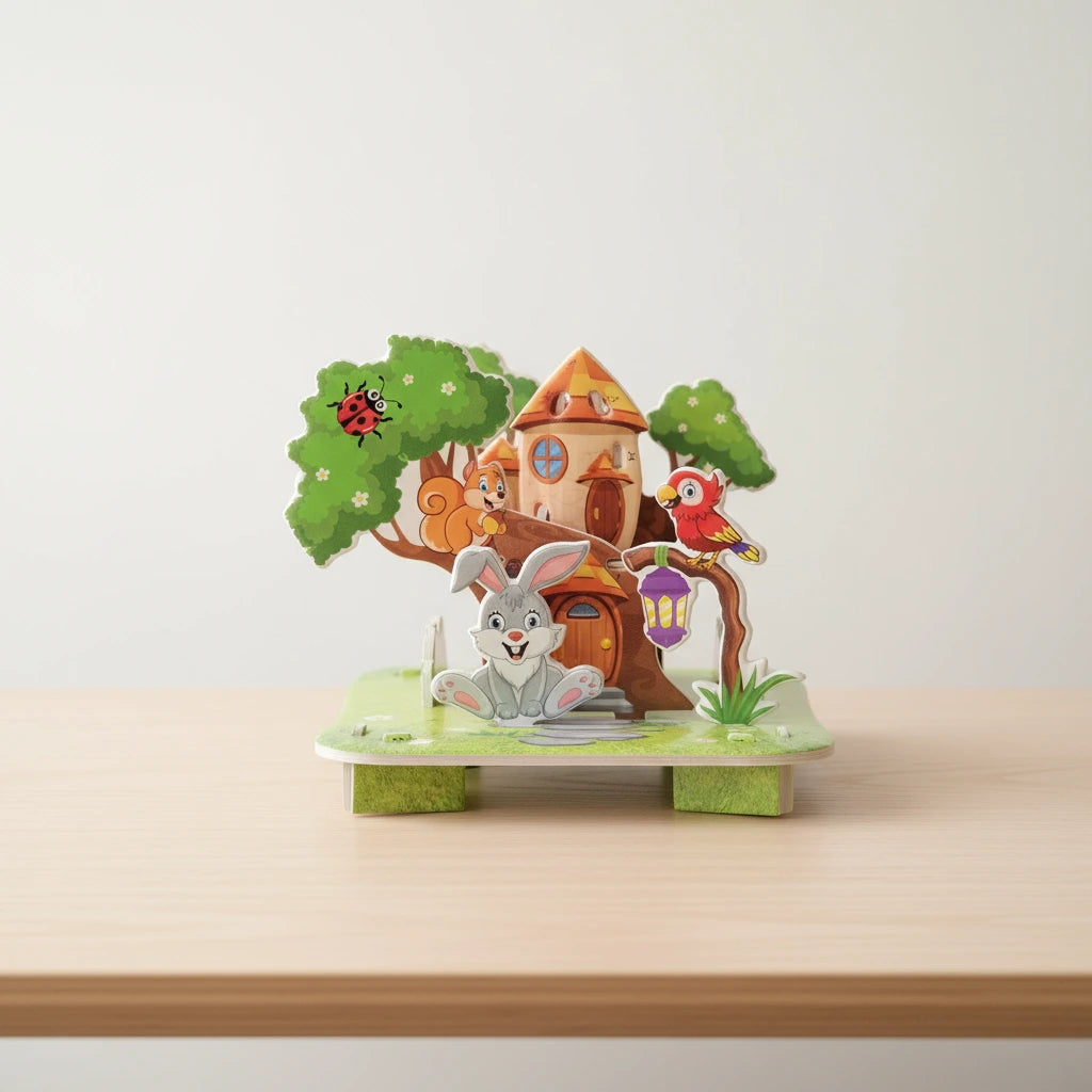 Enchanted Treehouse 3D Puzzle (1Pc)