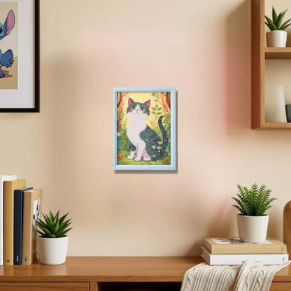 Forest Cat Diamond Art Painting Kit (1Pc)