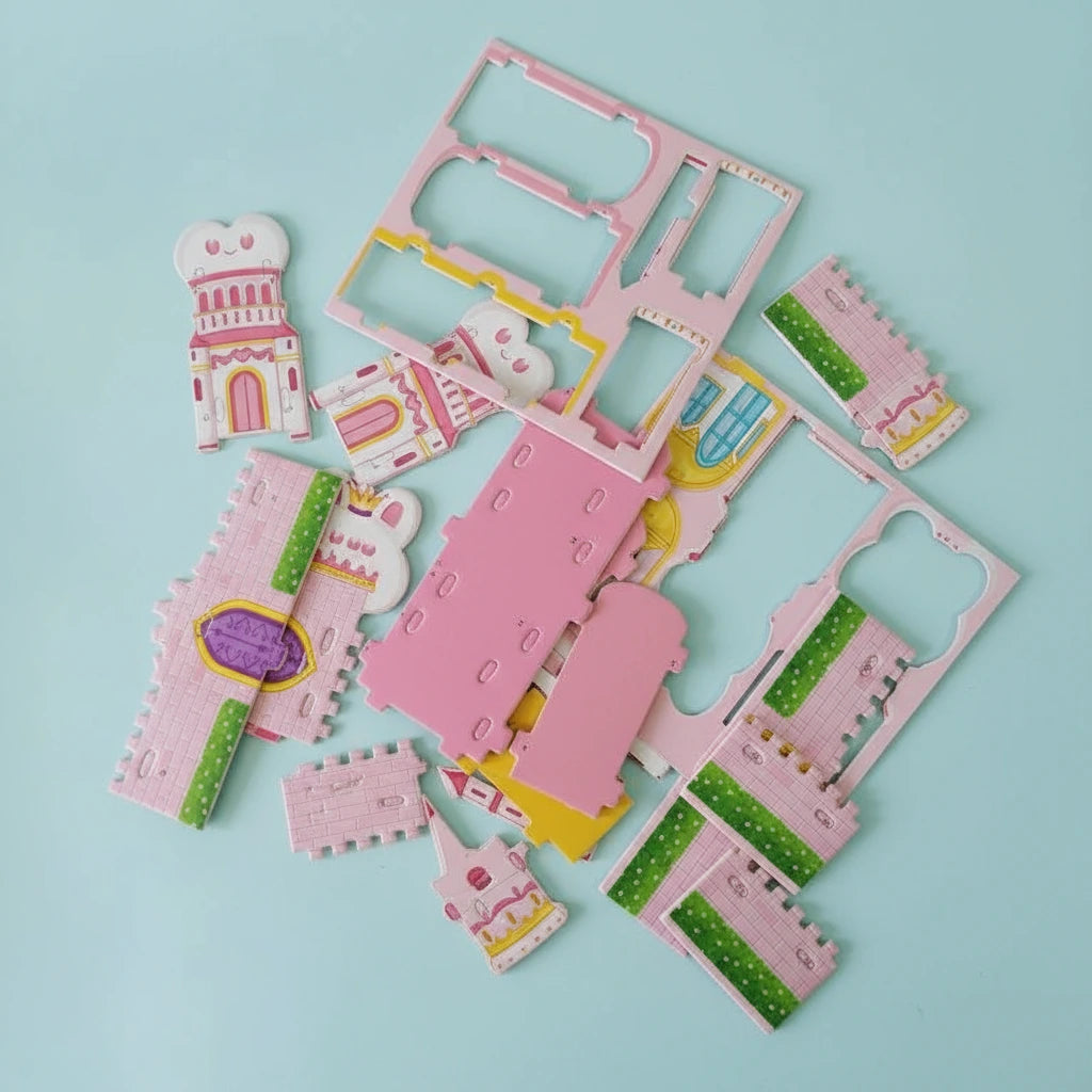 Magical Kitty Castle 3D Puzzle (1Pc)