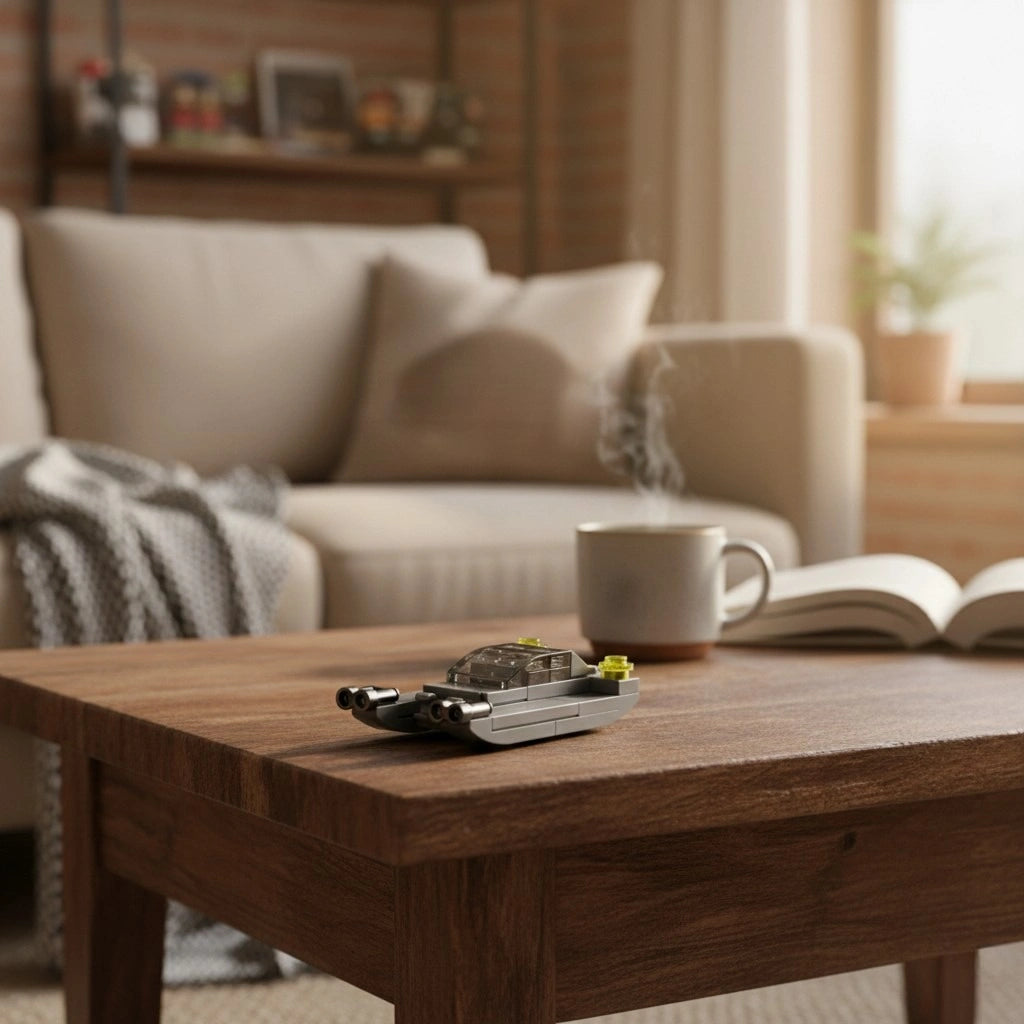 Chaseboat Building Block (1Pc) on the side of the table.