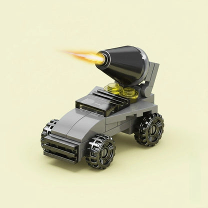 Artillery Vehicle Building Block (1Pc) on the light background.