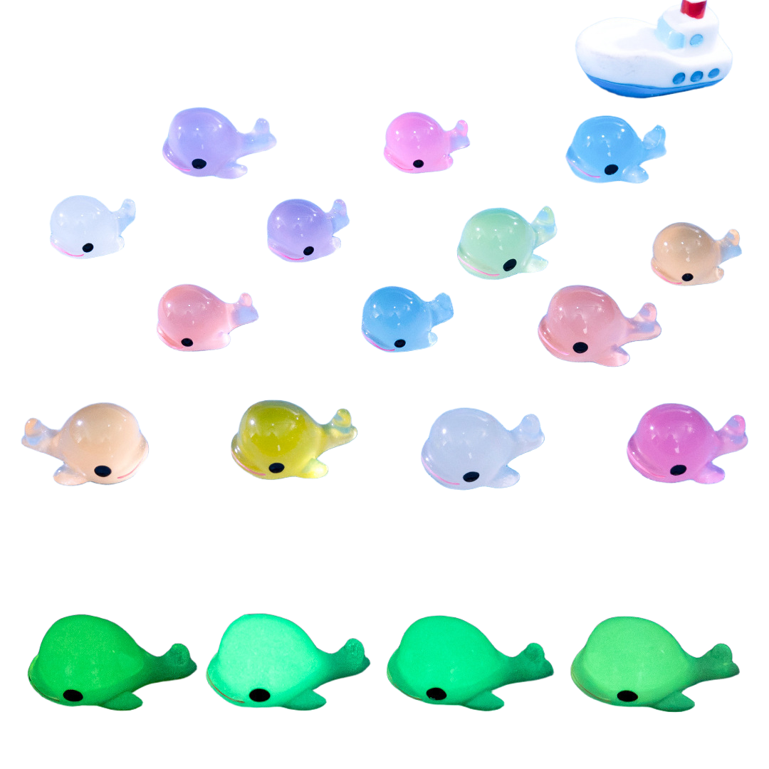 Miniature Glow Resin Fish (1pc)