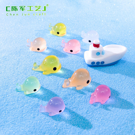 Miniature Glow Resin Fish (1pc)