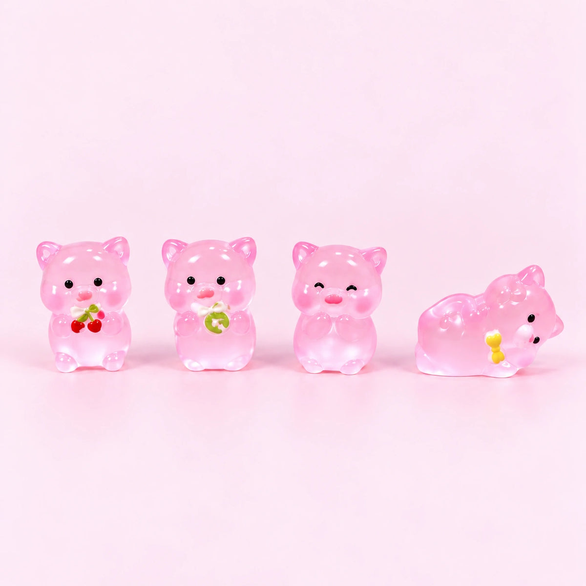 Miniature Glow Kawaii Pig Assorted (1pc)