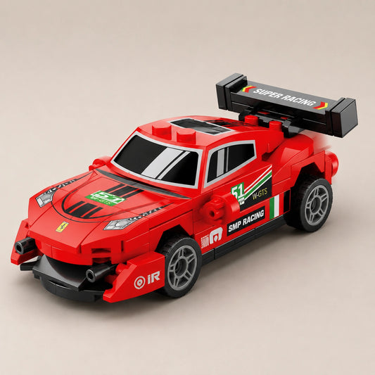 Speed Wing Racer Vehicle Building Block (1Pc)