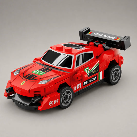 Speed Wing Racer Vehicle Building Block (1Pc)