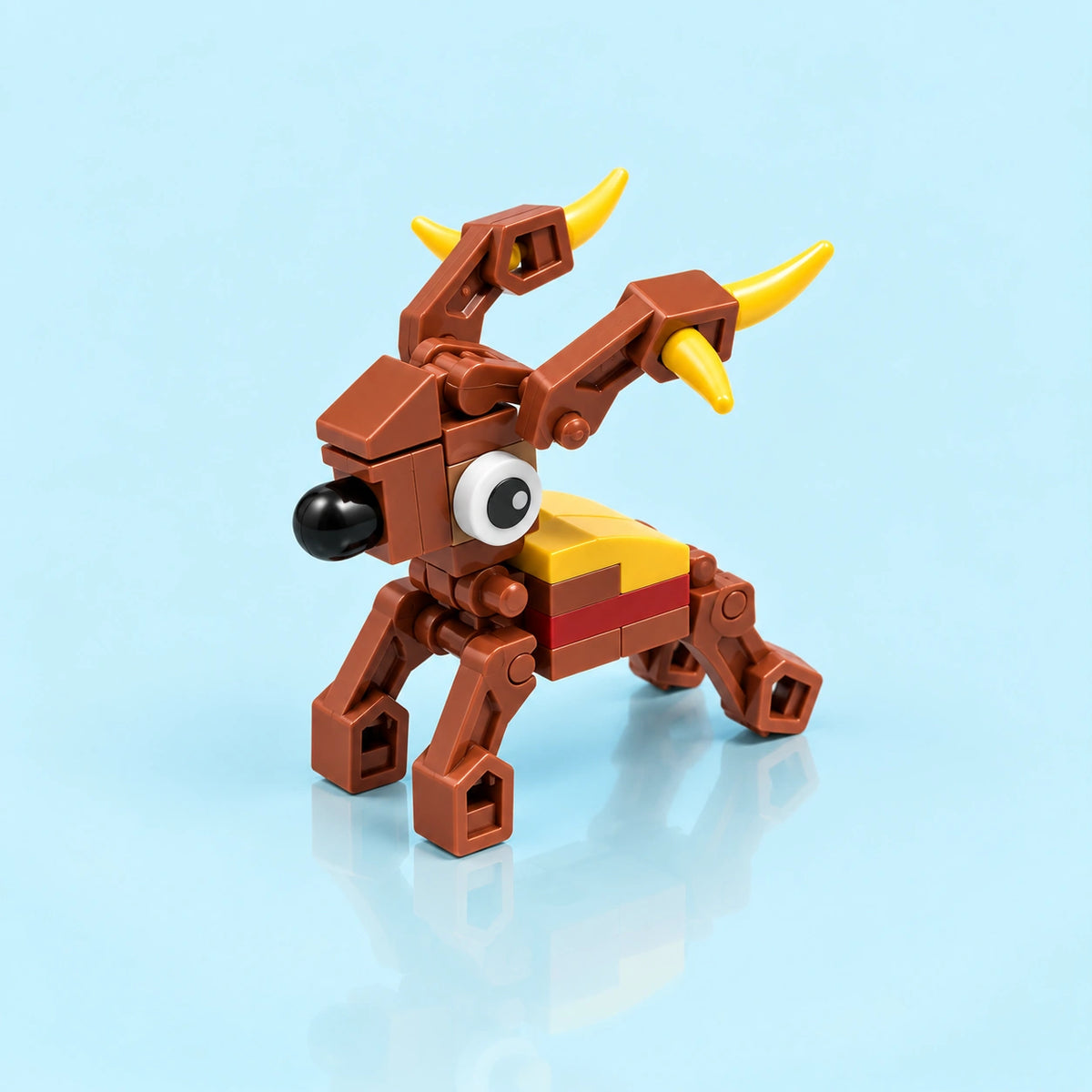 Reindeer Christmas Building Block (1Pc)