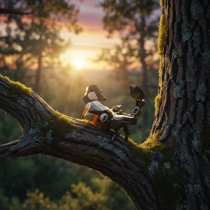 Swallow Building Block (1Pc) in the tree branches.