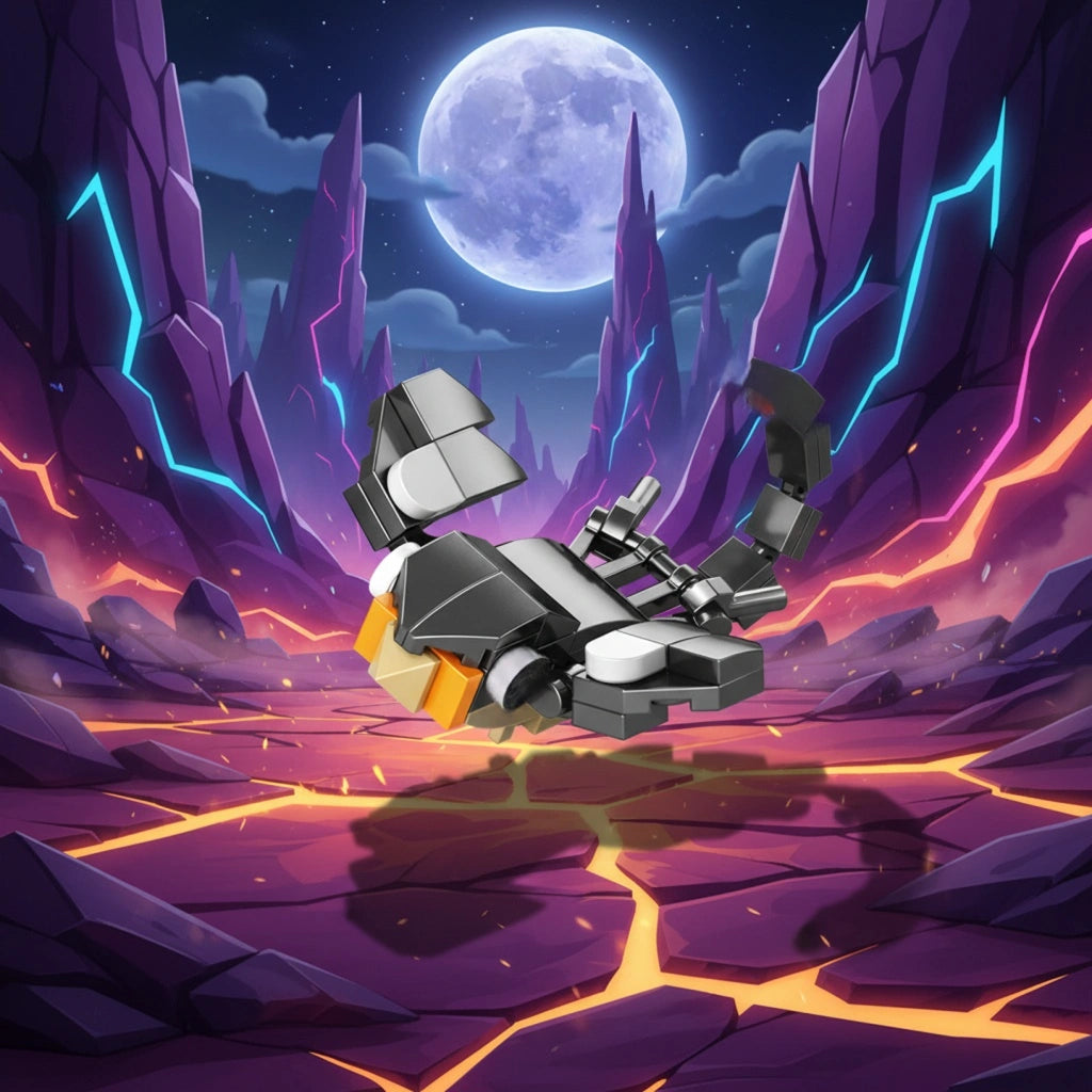 Swallow Building Block (1Pc) in the flashy background.