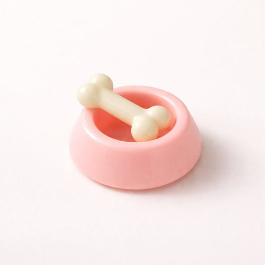 Miniature Dog Feeder (1Pc) on the white background.