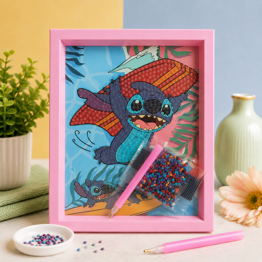 Surfboard Stitch Diamond Painting Kit (1Pc)