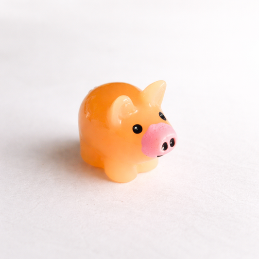 Miniature Mini Pig (1Pc) on the white background.