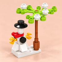 Snowman Winter Tree Christmas Building Block (1Pc)