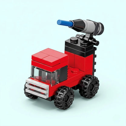 Watering Cart Building Block (1Pc) on the light background.