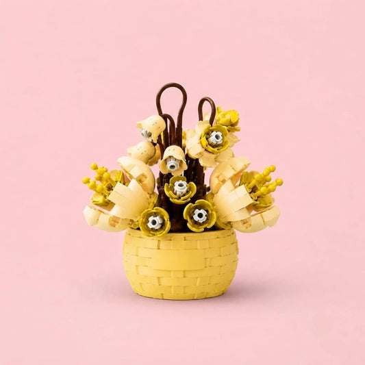 Yellow Warm Sunlight Flowering Building Block (1Pc)